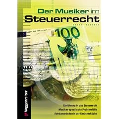Der Musiker im Steuerrecht (Musiknoten)