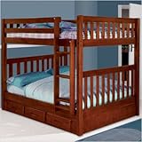Merlot Full Over Full Bunk Bed