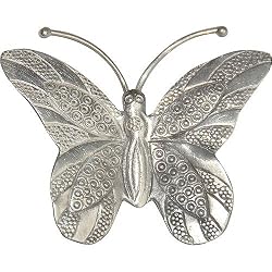 Butterfly Pendant with Chain Sterling Silver Jewelry 2 inches (spndt012)