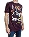 Ed Hardy Men's T Shirt Eagle Lightning 67 Style Medium Burgundy Mineral