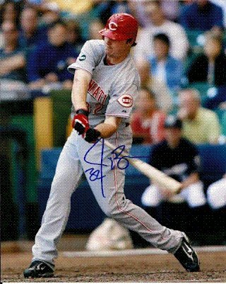 Autographed/Hand Signed 8x10 Photo Jay Bruce Cincinnati Reds