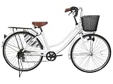 100％完成車でお届け♪【 自転車 特価 】 激安 ままちゃり 26インチ シマノ 外装6段ギア 軽快車 ママチャリ 高級 アルミ ブラックリム仕様