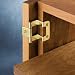 Statuary Bronze 270 Degree Overlay Hinge