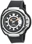 Pulsar Men's PXH711 Tech Gear Black Urethane Black Dial with Black Carbon Fiber Watch