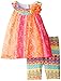 Youngland Little Girls' Chrochet Swing Tunic with Printed Bike Short