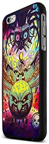 Zelda Vs Majora Mask in Nebula Space Custom Case for Iphone 5/5s/6/6 Plus (Black iPhone 6)