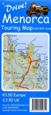 City Travel Guides Discounted  Search : A Drive Menorca Touring Map (Walk)