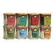World Sea Salt Collection - Eight of the Best Gourmet Sea Salts in the World in Cork Top Glass Jars - Australia / Hawaii / France / Bali / Portugal / Cyprus / USA. A Chef's Must