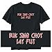 T-SHIRT BLACK  ORIENTAL STYLE BUK SING CHOY LAY FUT 