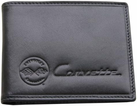 Italian Leather Men's Corvette Wallet Black