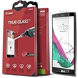 iCarez [Tempered Glass] Screen Protector for LG G4 Easy Install with Lifetime Replacement Warranty 1-Pack - Retail Packaging