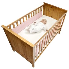 Safe Dreams 2 Sided Cot Wrap (Pink)