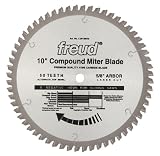 Freud LU91M010 10-Inch 60 Tooth ATB Crosscutting Miter Saw Blade with 5/8-Inch Arbor