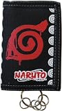 Naruto - Leaf Village Symbol - 3 Fold Canvas Wallet