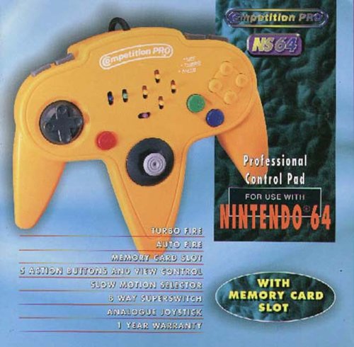 Childrens Toyshop  Video Games : Pro Control Pad -Yellow