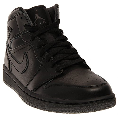 Nike Mens Air Jordan 1 Mid Leather Trainers