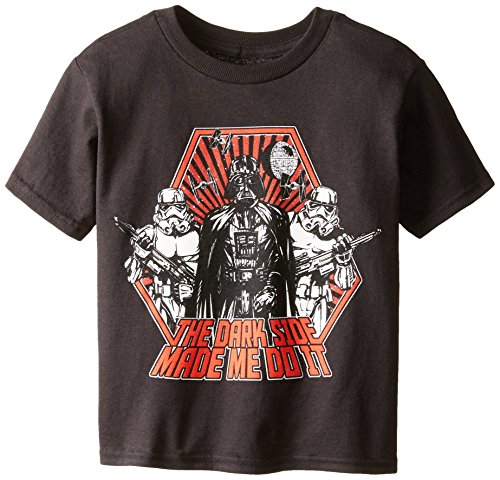 Star Wars Boys' Darth Vader T-Shirt, Black, 6