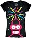 Futurama Bender Lightening Black Juniors T-shirt Tee
