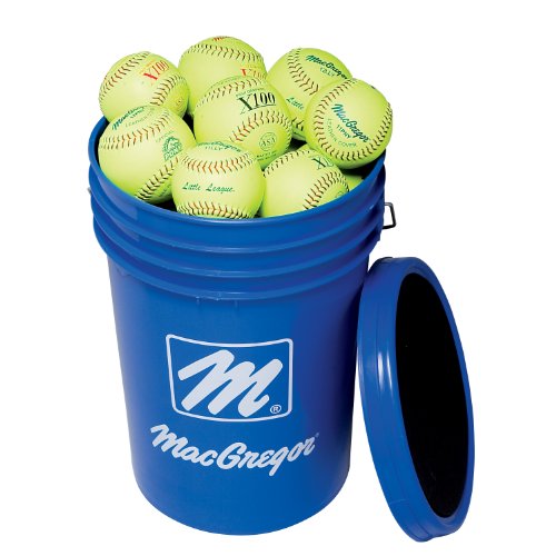 Macgregor Bucket of Softballs (Yellow, 12-Inch)