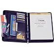 Winn International Cowhide Napa Leather zip-around letter-size Portfolio