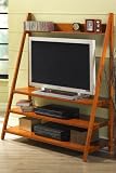 Wide Screen Tv Stand 64.hx53w Light Walnut