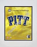University of Pittsburgh Panthers 2008 Logo Double Matted 8O x 10O Photograph (Unframed)