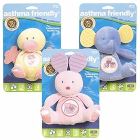 Asthma Friendly Teether Animal Yellow Duck AF47600A Rainbow Designs