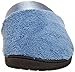 On Your Feet Women's Micro Terry PillowStep Satin Cuff Clog Denim Large 8.5-9