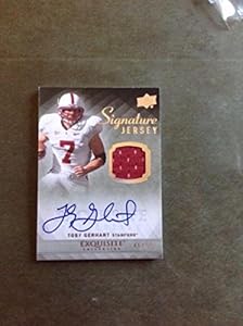 Autographed Toby Gerhart Jersey - 2010 Exquisite Collection #ESJTG 99 - Autographed NFL Jerseys