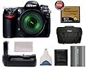 Nikon D200 10.2MP Digital SLR Camera + Nikon 18-200mm f/3.5-5.6 G ED-IF AF-S VR DX Zoom-Nikkor Lens + Lexar 4GB 133x Professional Series CompactFlash (CF) Card + High Speed USB 2.0 CompactFlash (CF) Card Reader + Nikon MB-D200 Battery Grip + Nikon EN-EL3e Rechargeable Li-ion Battery + Nikon SLR System Case + Memory Card Storage Wallet + Microfiber Cleaning Cloth