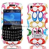 BLACKBERRY 8520/8530 CURVE C STYLE White Mu CASE/COVER