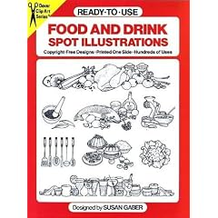 Ready to Use Food and Drink Spot Illustrations (Dover Clip Art)