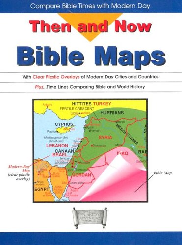 City Travel Guides Discounted  Books : Then and Now Bible Maps: With Clear Plastic Overlays of Modern Day Cities and Countries