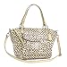 Coach Leah Signature Op Art Shopper Bag Tote Purse 13142 Brown