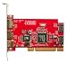 Serial-ATA Karte mit Raid-Funktion, 4  Port, PCI