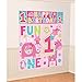 Amscan 670384 One Wild Girl Scene Setters® Wall Decorating Kit, Birthday 5 ct