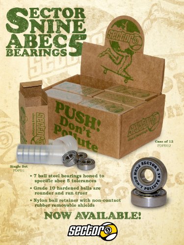 Sector 9 GREASEBALL Skateboard Bearings - ABEC 5