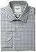 Ben Sherman Men's Slim Fit Twill Check Spread Collar Dress Shirt