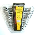 Blackspur Chrome Vanadium Combination Spanner Set - 22 Pieces BB-WR506