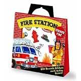 Peaceable Kingdom Press / Sticker Fun! Fire Station Reusable Sticker Tote