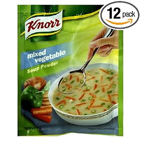 Knorr Instant Soup Mix, Mixed Vegetable, 2.15-Ounce Pack (Pack of 12) by Knorr