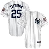 Mark Teixeira New York Yankees Replica Jersey w/ World Series Champions Patch - XL