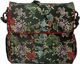 Shanghai Black Convertible Messenger Diaper Bag