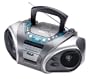 RCA RCD130 CD Boombox (Silver with Blue Trim)