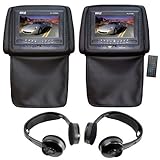 (Price/Kit)Pyle Adjustable Headrests 7" TFT/LCD Monitor w/ Built in Single  ....