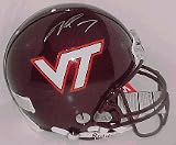 Michael Vick Autographed Virginia Tech Hokies Full Size Riddell Football Helmet