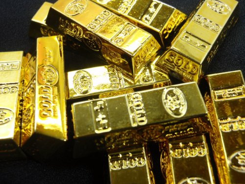 金の延べ棒レプリカ10個まとめて　Bタイプ　金塊ゴールドバーHB-165