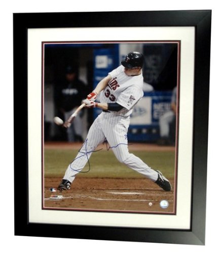 Justin Morneau Framed Autographed/Hand Signed Minnesota Twins 16x20 Photo (MLB Authenticated)