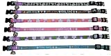 Cat Safety Collar and bell snag proof snap free COOL 4 CATS Pink