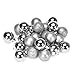 Binmer(TM)24Pcs Christmas Tree Decoration Ball Holiday Party Christmas Tree Ornaments (Silver)